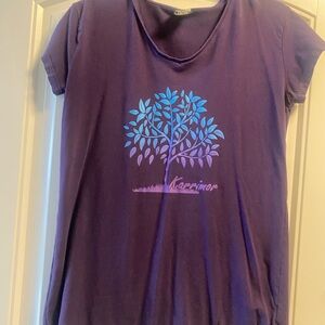Purple Karrimor T-Shirt with Tree Design